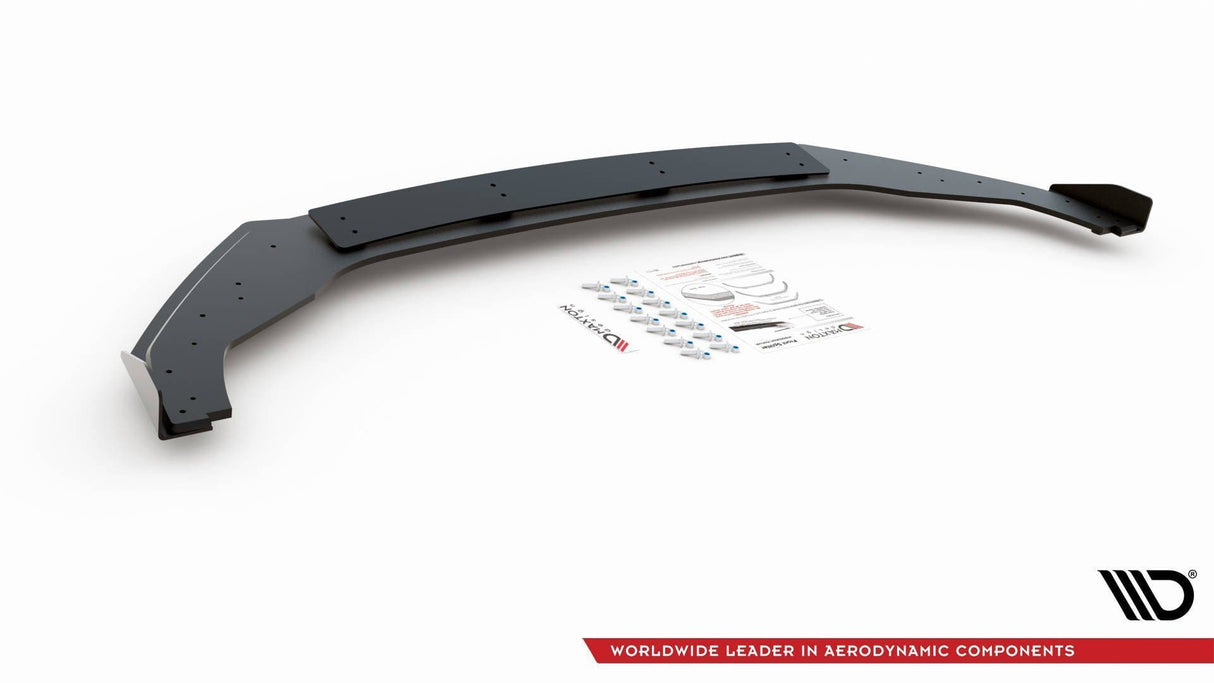 Maxton Design Racing Durability Front Splitter + Flaps VW Golf R Mk7 Facelift