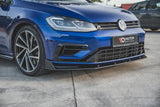Maxton Design Racing Durability Front Splitter V.2 VW Golf R Mk7 Facelift