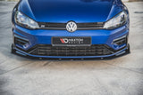 Maxton Design Racing Durability Front Splitter V.2 VW Golf R Mk7 Facelift