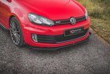 Maxton Design Racing Durability Front Splitter V.3 + Flaps Volkswagen Golf GTi Mk6