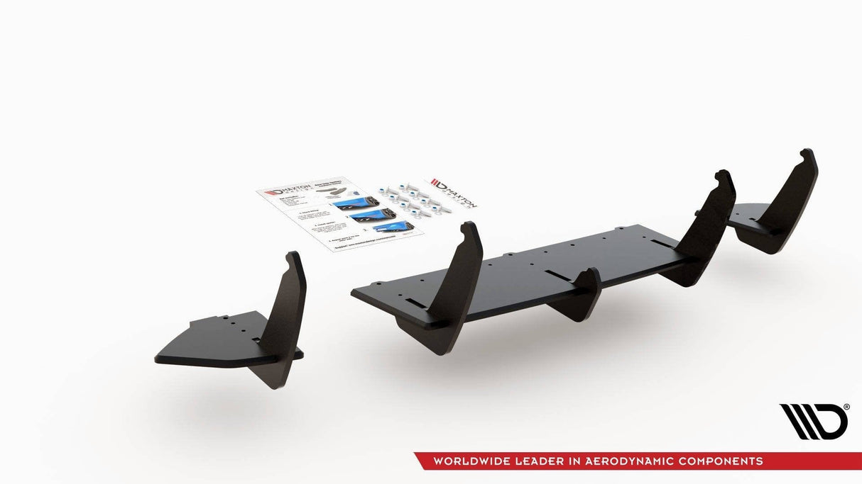 Maxton Design Racing Durability Rear Diffuser Ford Focus RS MK3