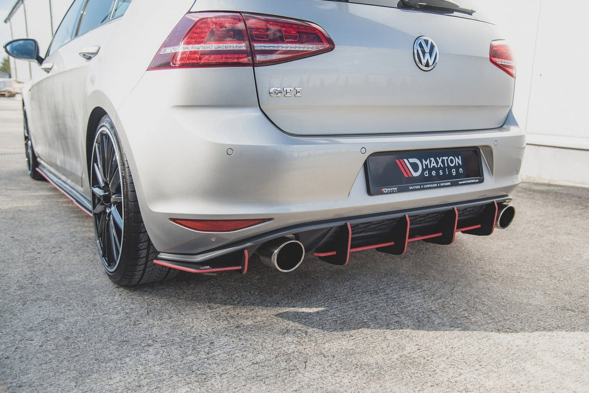 Maxton Design Racing Durability Rear Diffuser V.1 | VW Mk7 GTI