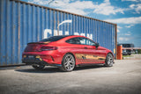 Maxton Design Racing Durability Rear Side Splitters + Flaps Mercedes-AMG C43 Coupe C205