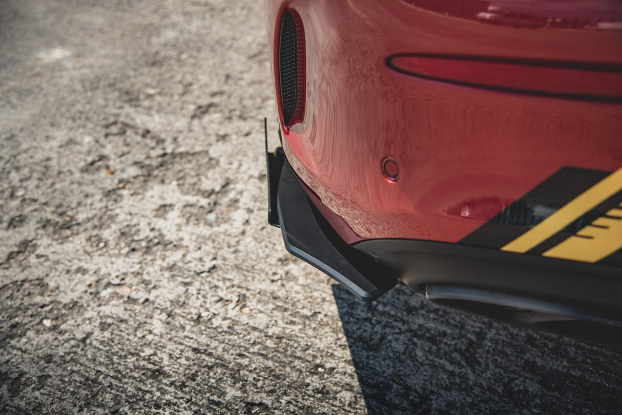 Maxton Design Racing Durability Rear Side Splitters + Flaps Mercedes-AMG C43 Coupe C205