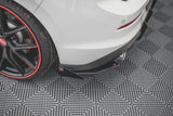 Maxton Design Racing Durability Rear Side Splitters + Flaps Volkswagen Golf Mk8 GTi