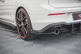 Maxton Design Racing Durability Rear Side Splitters + Flaps Volkswagen Golf Mk8 GTi