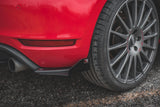Maxton Design Racing Durability Rear Side Splitters + Flaps Volkswagen Golf GTi Mk6