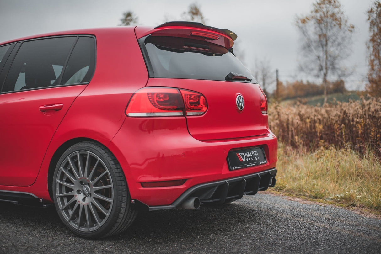 Maxton Design Racing Durability Rear Side Splitters + Flaps Volkswagen Golf GTi Mk6