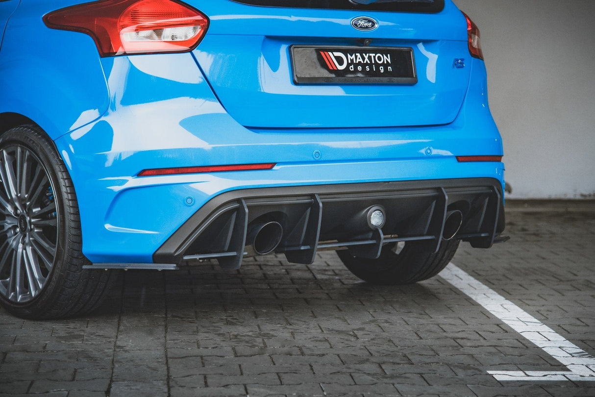 Maxton Design Racing Durability Rear Side Splitters Ford Focus RS MK3