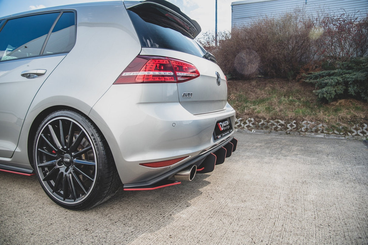 Maxton Design Racing Durability Rear Side Spiltters V.2 - VW Golf Mk7 GTI