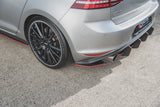 Maxton Design Racing Durability Rear Side Spiltters V.2 - VW Golf Mk7 GTI