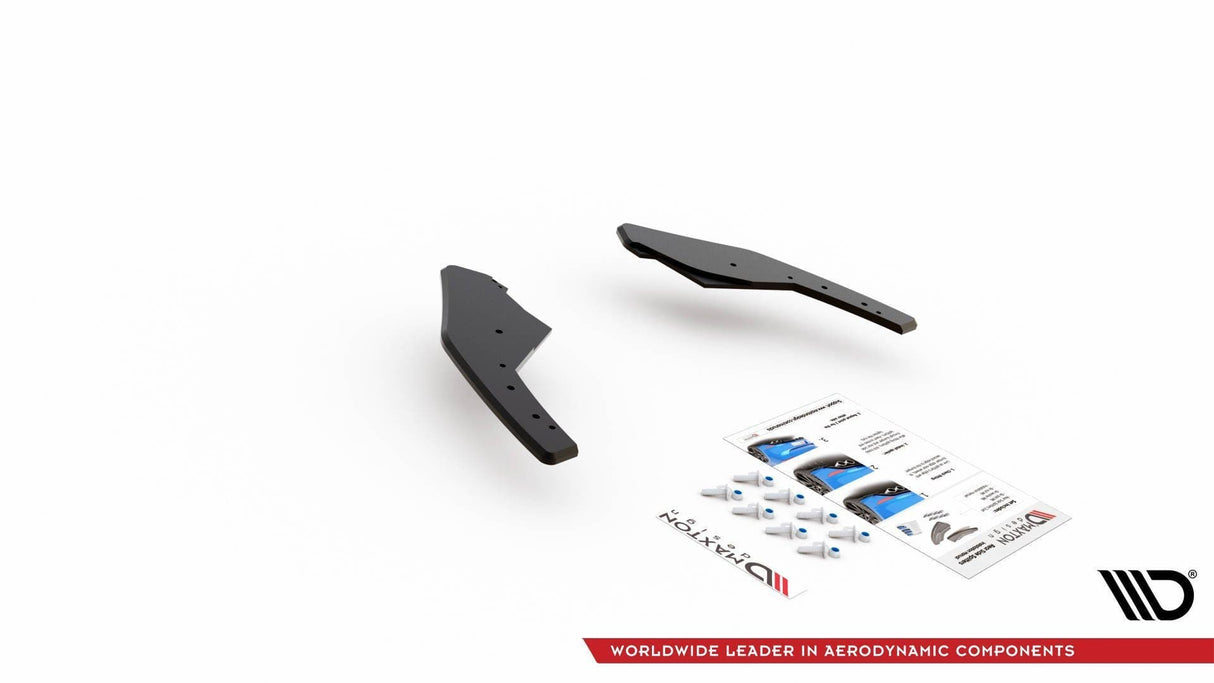 Maxton Design Racing Durability Rear Side Splitters Volkswagen Golf Mk8 GTi