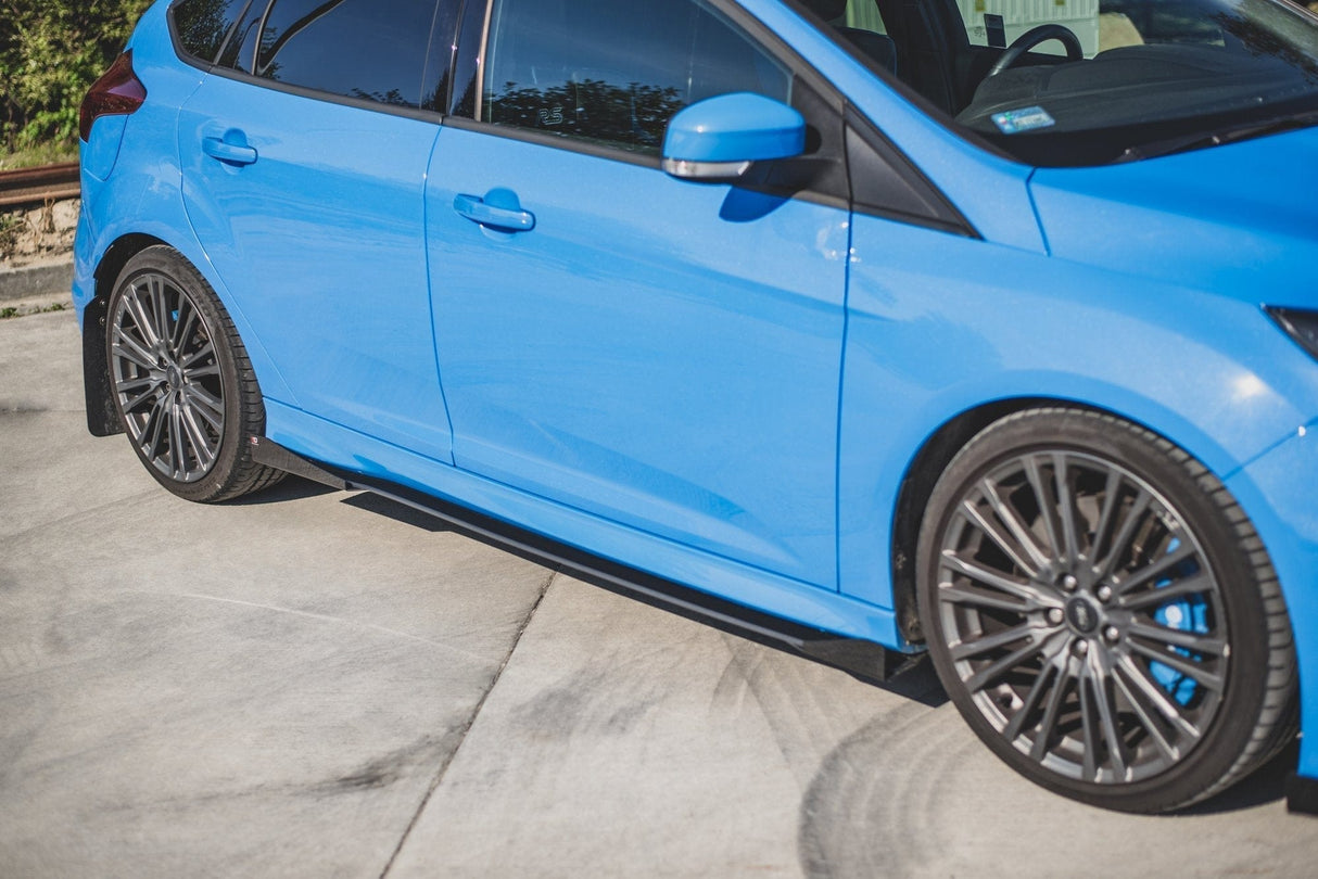Maxton Design Racing Durability Side Skirts Diffusers + Flaps Ford Focus RS MK3