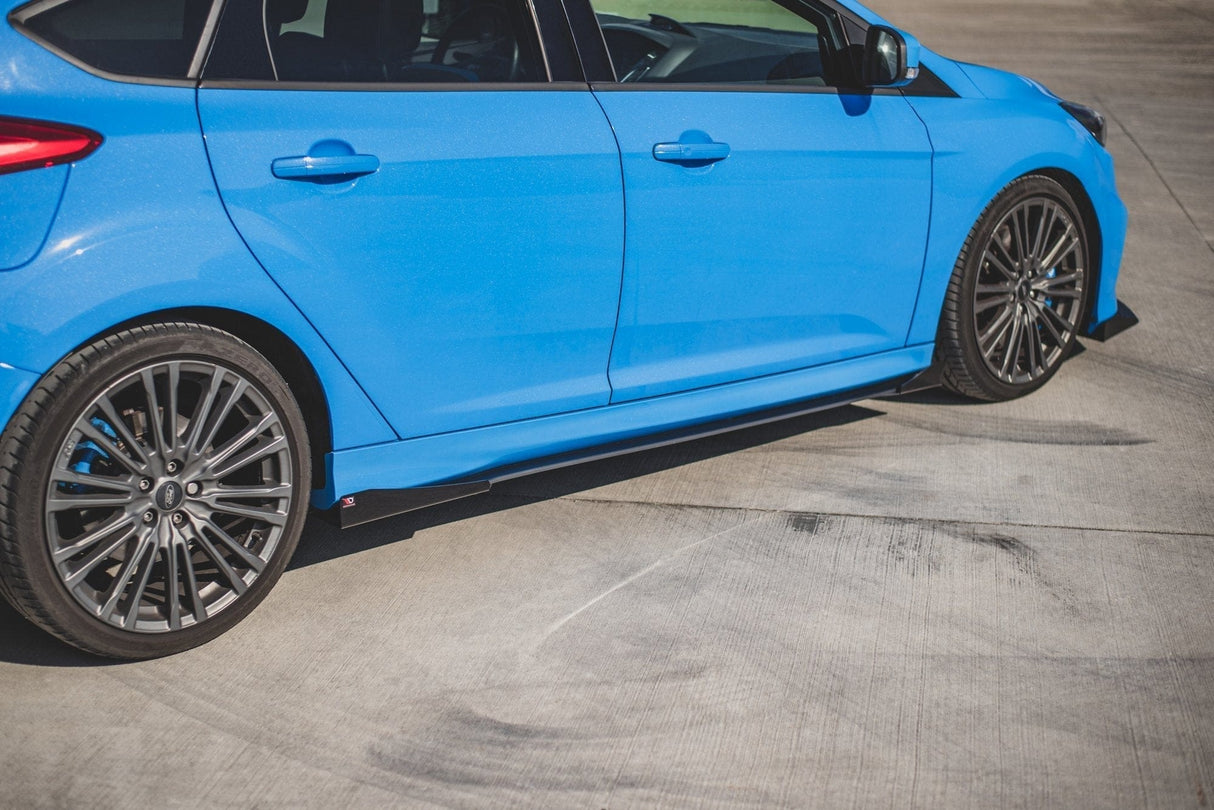 Maxton Design Racing Durability Side Skirts Diffusers + Flaps Ford Focus RS MK3