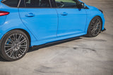 Maxton Design Racing Durability Side Skirts Diffusers + Flaps Ford Focus RS MK3