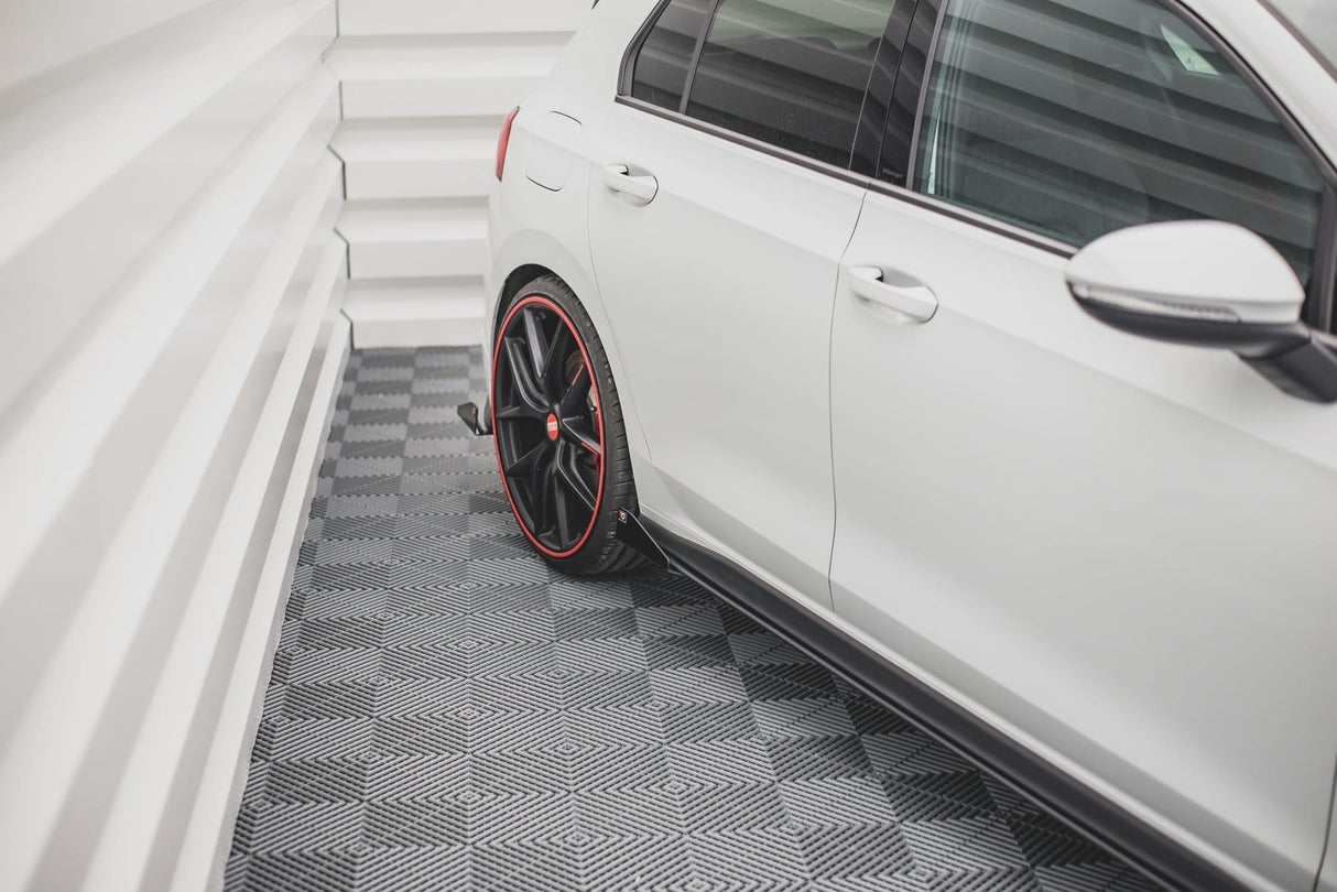 Maxton Design Racing Durability Side Skirts Diffusers + Flaps Volkswagen Golf Mk8 GTi / GTi Clubsport / R-Line