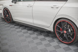 Maxton Design Racing Durability Side Skirts Diffusers + Flaps Volkswagen Golf Mk8 GTi / GTi Clubsport / R-Line