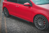 Maxton Design Racing Durability Side Skirts Diffusers + Flaps Volkswagen Golf GTi Mk6