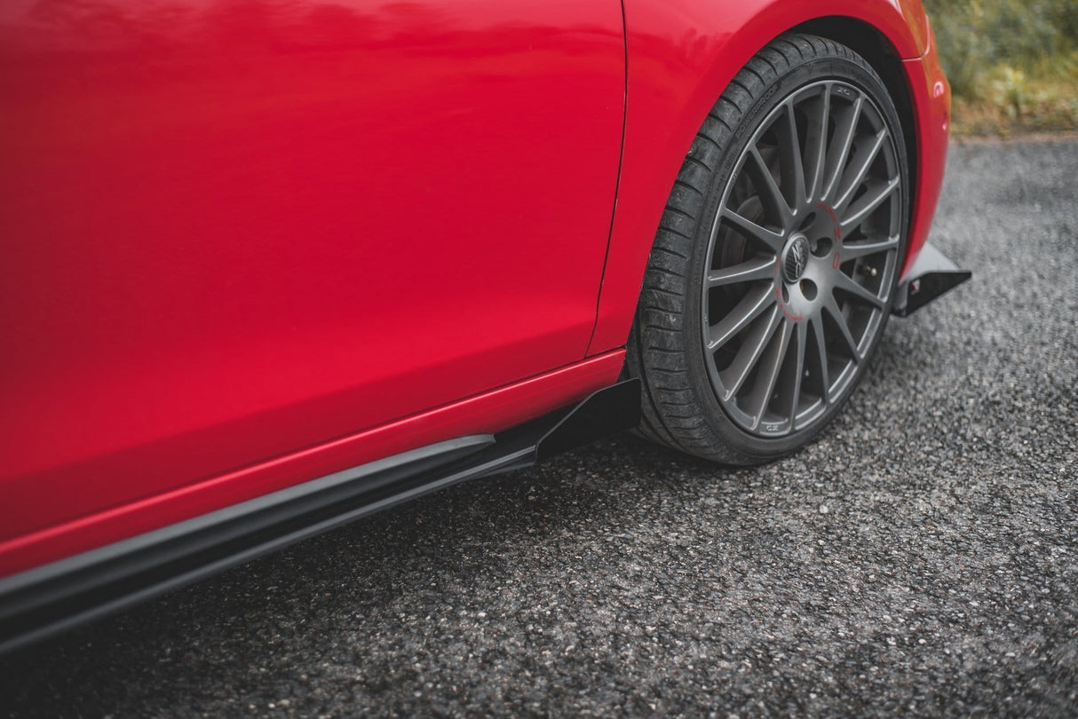 Maxton Design Racing Durability Side Skirts Diffusers + Flaps Volkswagen Golf GTi Mk6