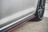Maxton Design Racing Durability Side Skirts Diffusers | VW Mk7 GTI