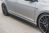 Maxton Design Racing Durability Side Skirts Diffusers | VW Mk7 GTI