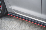 Maxton Design Racing Durability Side Skirts Diffusers | VW Mk7 GTI
