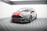 Maxton Design Racing Front Splitter V.2 Ford Focus St MK3 Fl
