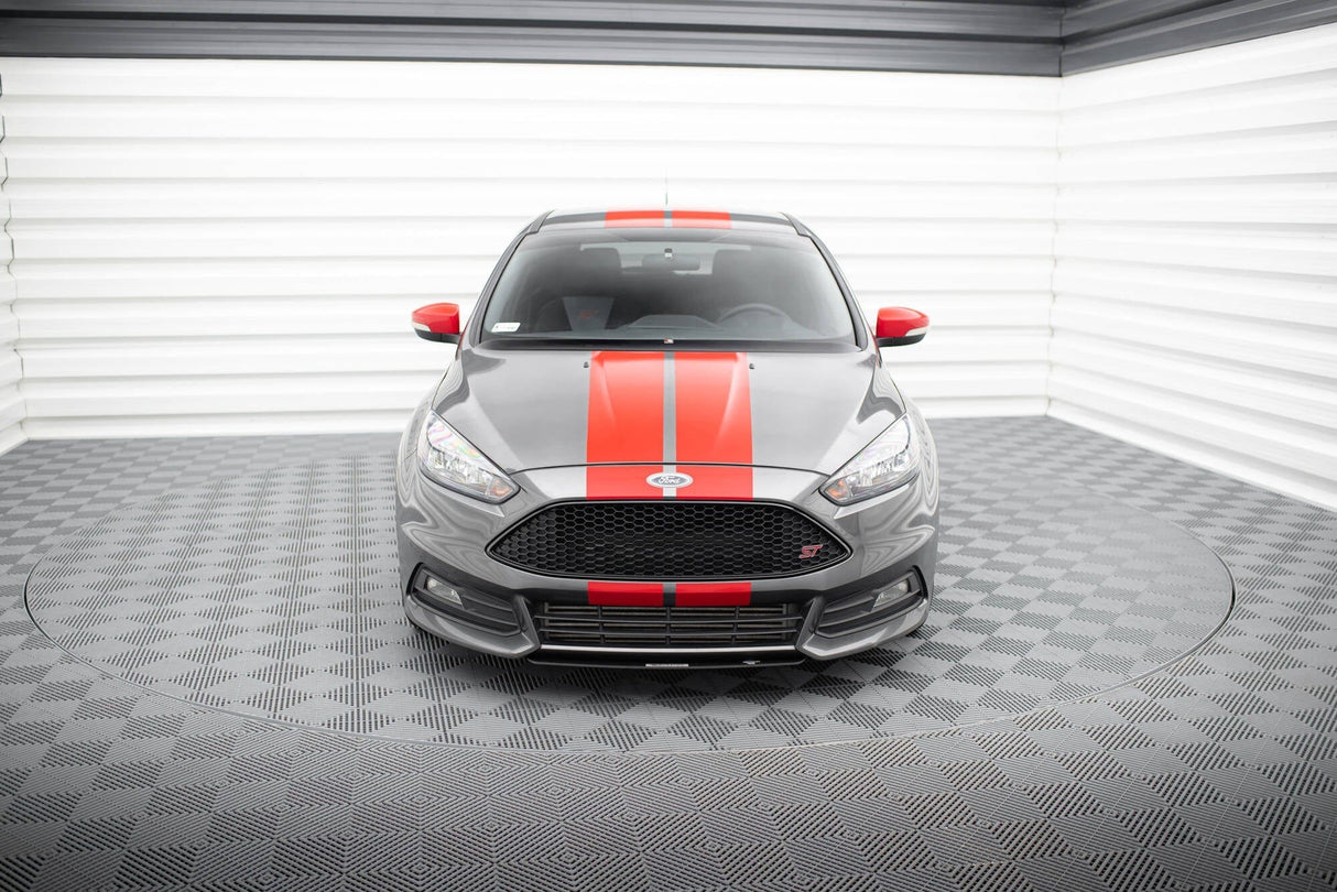 Maxton Design Racing Front Splitter V.3 Ford Focus St MK3 Fl