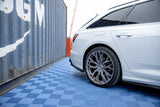 Maxton Design Rear Side Splitters Audi A6 C8 S-Line