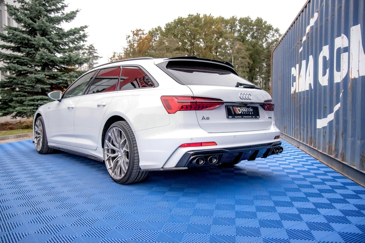 Maxton Design Rear Side Splitters Audi A6 C8 S-Line