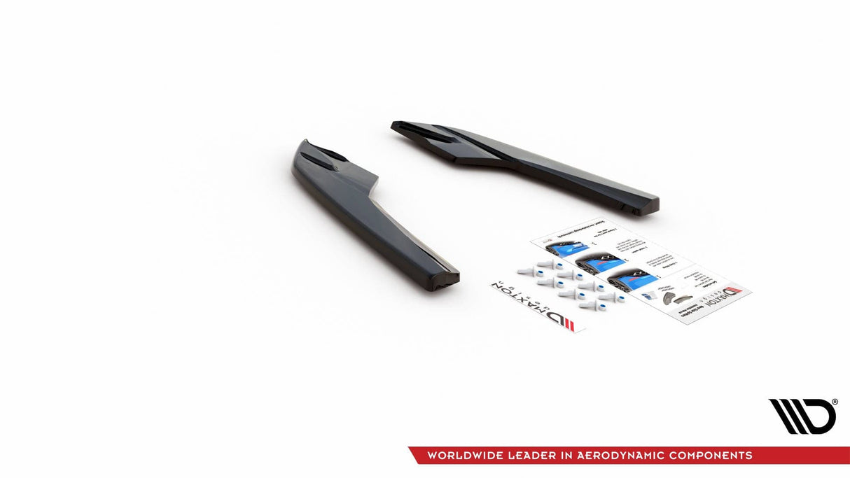 Maxton Design Rear Side Splitters Audi S3 Sedan 8V
