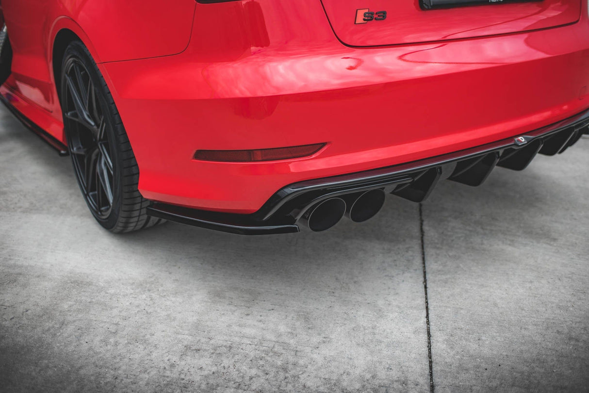 Maxton Design Rear Side Splitters Audi S3 Sedan 8V