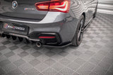 Maxton Design Rear Side Splitters BMW 1 F20 Facelift M-Power (Set Valance)