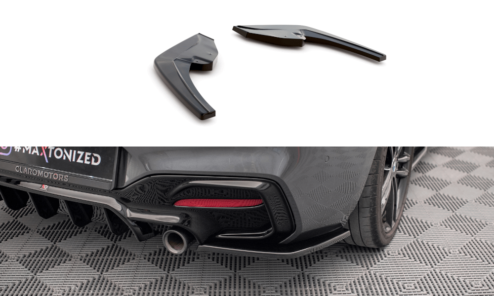 Maxton Design Rear Side Splitters BMW 1 F20 Facelift M-Power (Set Valance)