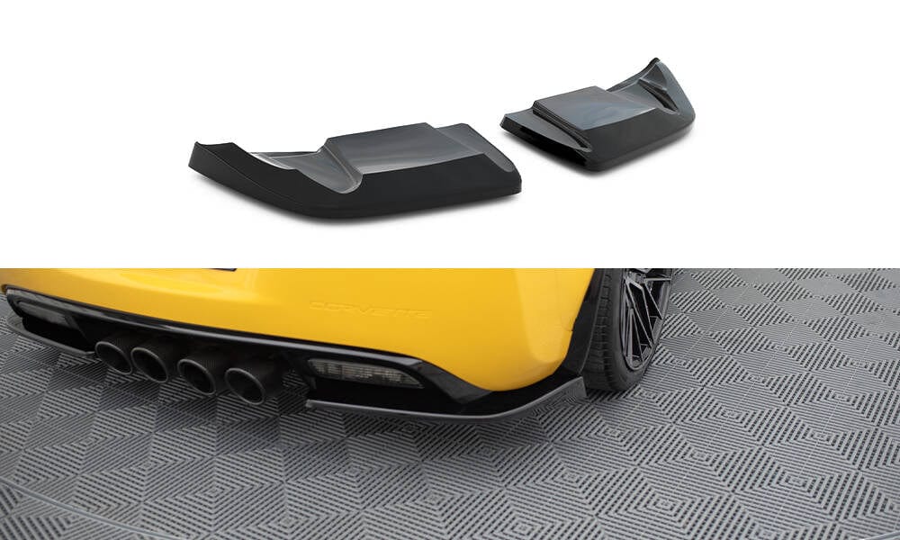 Maxton Design Rear Side Splitters - Chevrolet Corvette C6