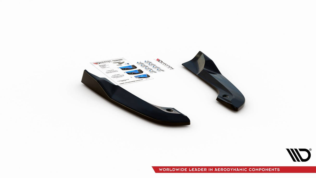 Maxton Design Rear Side Splitters Dodge Challenger SRT Hellcat Widebody MK3