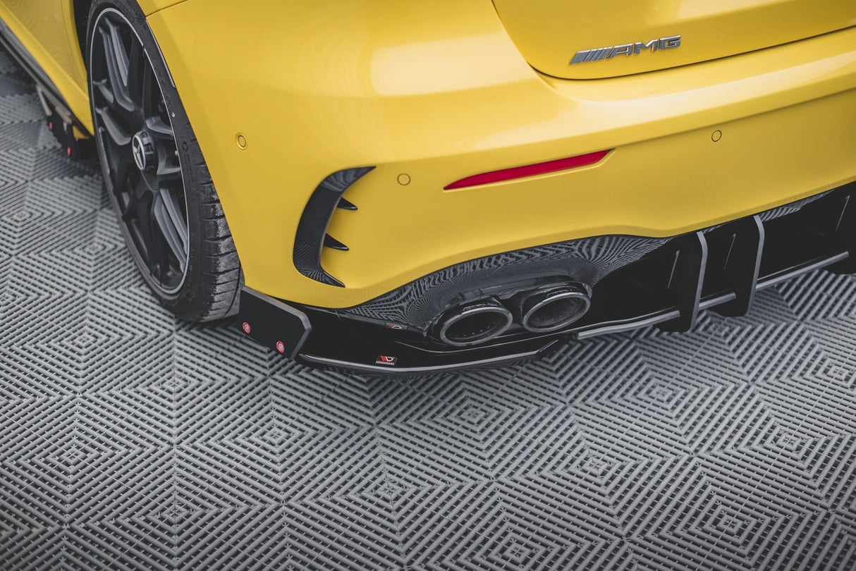 Maxton Design Rear Side Splitters + Flaps V.2 Mercedes-AMG A45 S