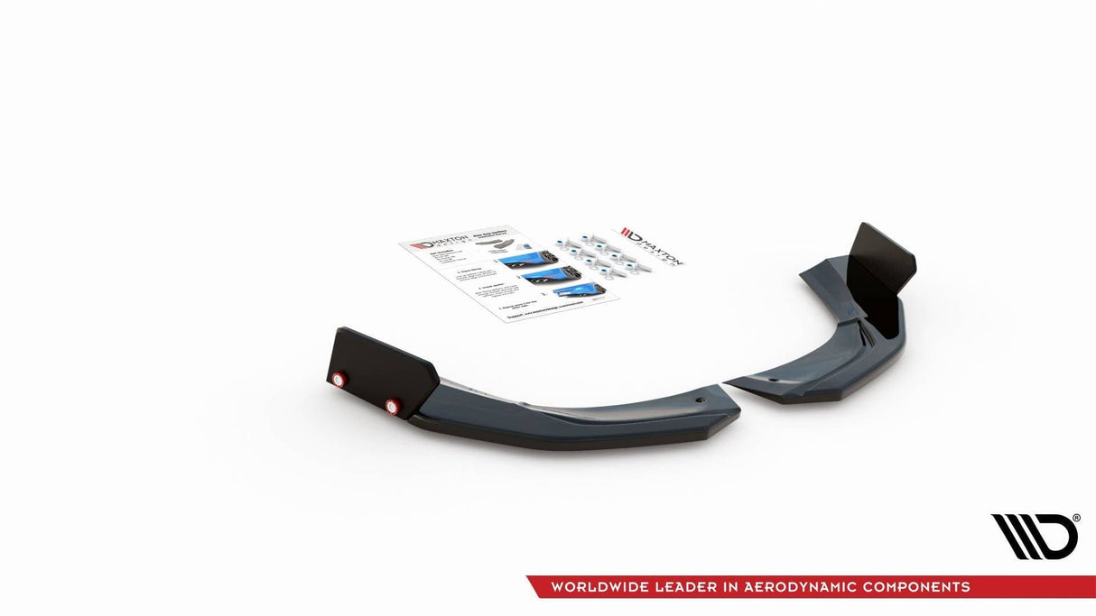 Maxton Design Rear Side Splitters + Flaps V.2 Mercedes-AMG A45 S