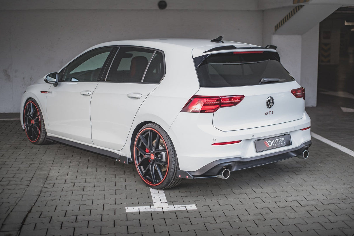 Maxton Design Rear Side Splitters + Flaps V.2 Volkswagen Golf Mk8 GTi