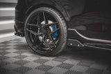 Maxton Design Rear Side Splitters + Flaps V.2 - VW Golf R Mk8