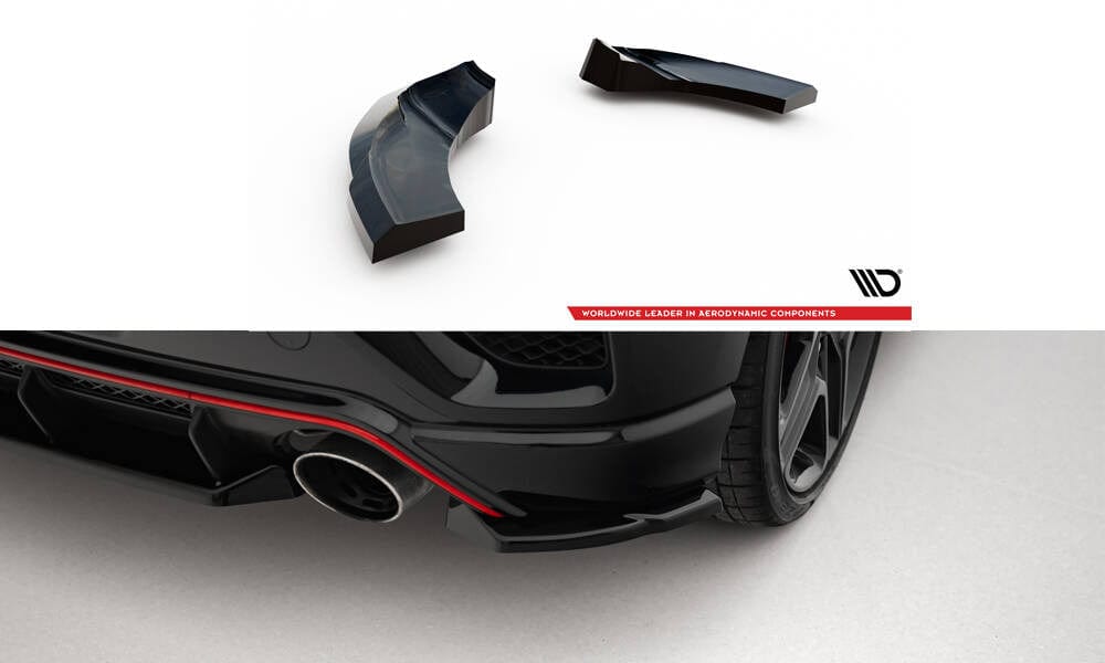 Maxton Design Rear Side Splitters Hyundai Veloster N MK2