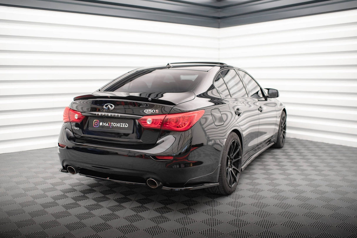 Maxton Design Rear Side Splitters Infiniti Q50 S Mk1