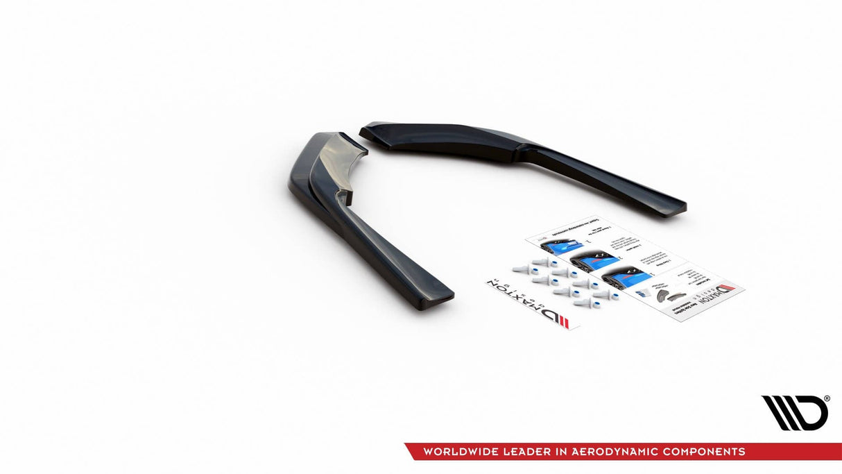 Maxton Design Rear Side Splitters Infiniti Q60 S Mk2