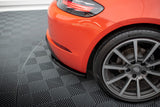 Maxton Design Rear Side Splitters Porsche 718 Cayman 982C
