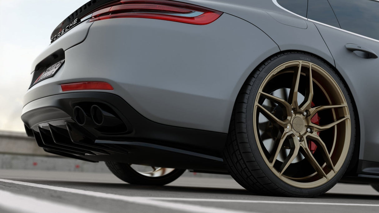 Maxton Design Rear Side Splitters Porsche Panamera Turbo / GTS 971