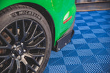 Maxton Design Rear Side Splitters V.1 + Flaps Ford Mustang GT MK6 Facelift