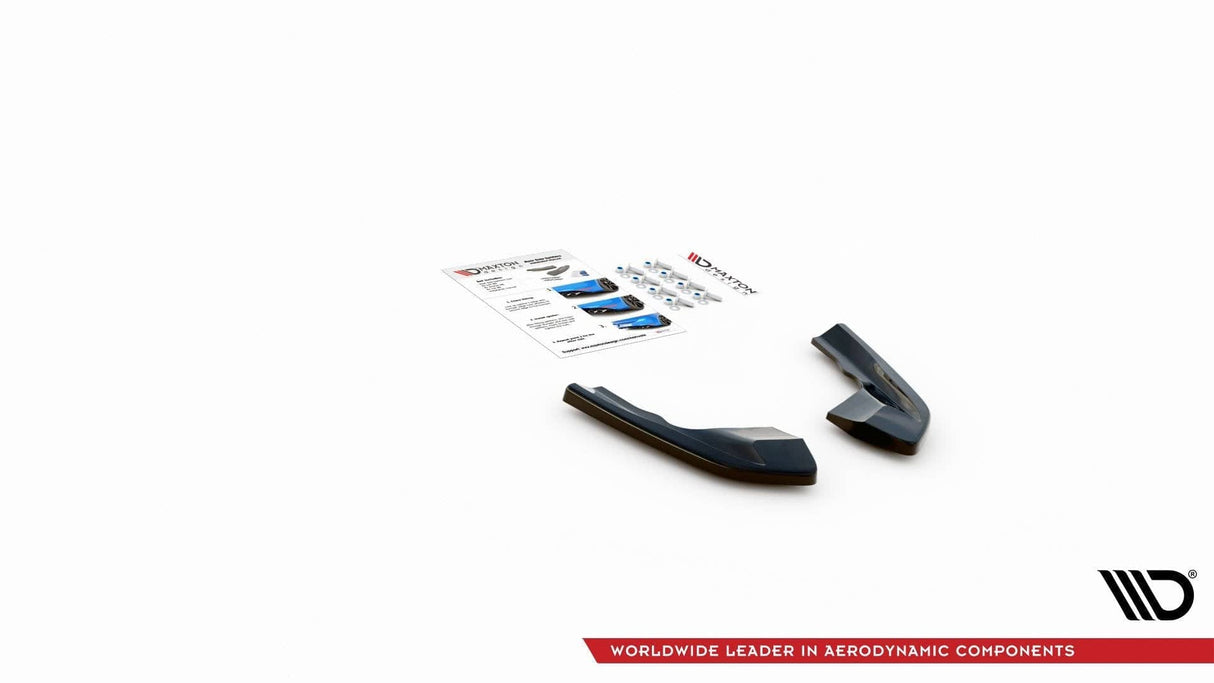 Maxton Design Rear Side Splitters V.1 For - VW Golf R Mk8