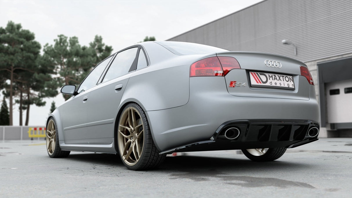 Maxton Design Rear Side Splitters V.2 Audi RS4 Sedan B7