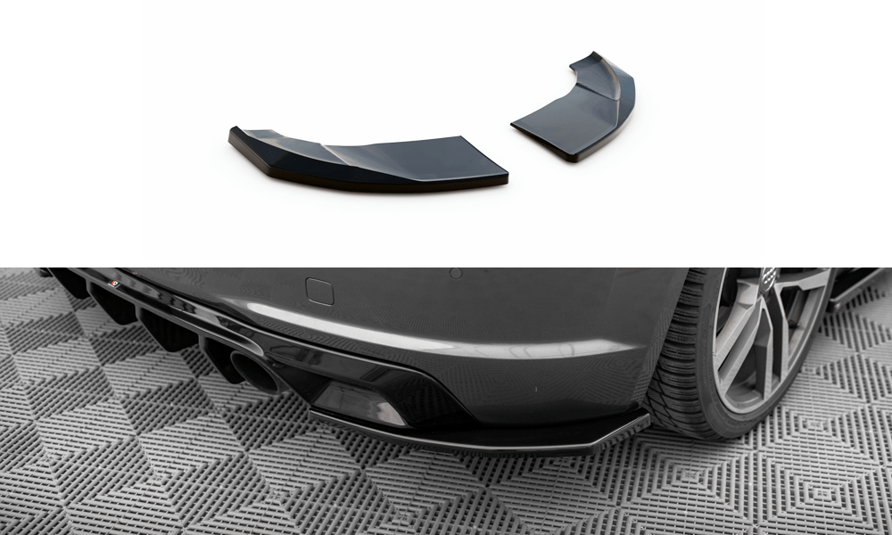 Maxton Design Rear Side Splitters V.2 Audi TT S-Line 8S (Set For Valance)