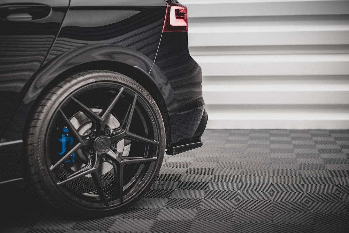 Maxton Design Rear Side Splitters V.2 For - VW Golf R Mk8